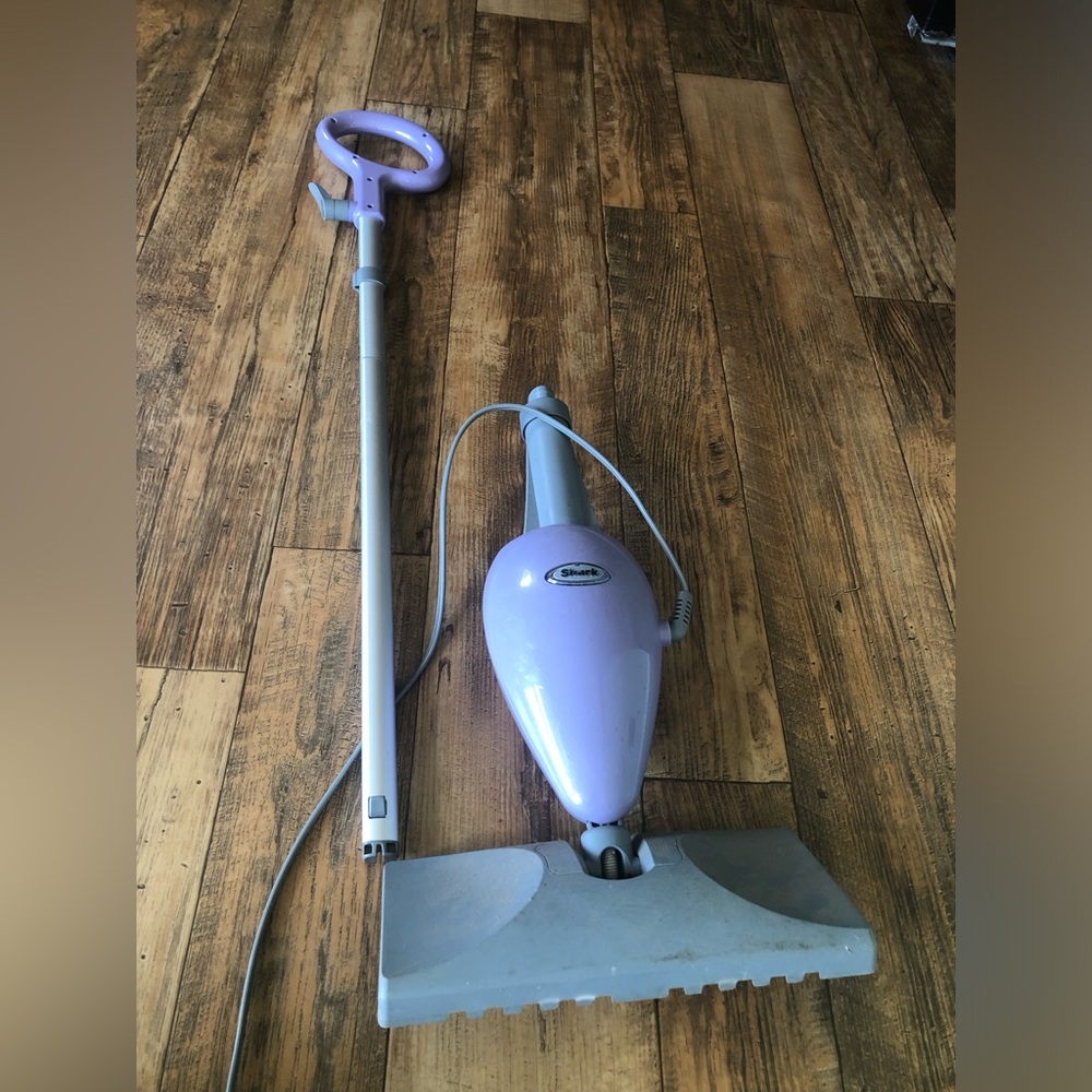 Shark Steam Mop Purple Corded Heated Cleaner, No Water Tank CAP  Included